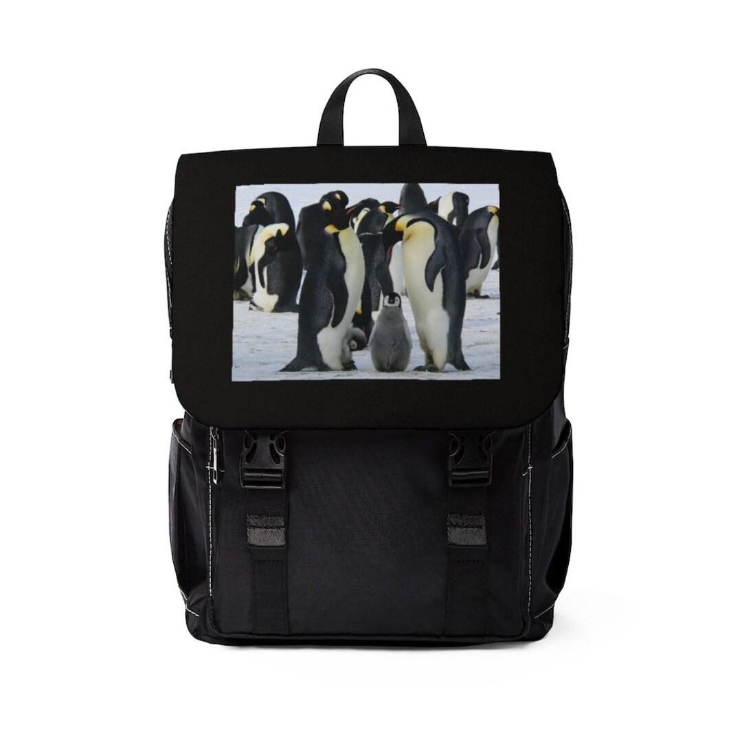 Penguin Shoulder Backpack Shoulder Bag Penguin Nature Lover Etsy