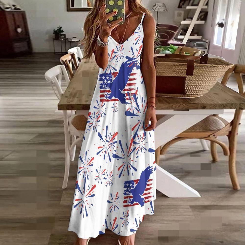 Maxi Dress Mommy And Me 4th Of July Outfits Mommy And Me 4th Of