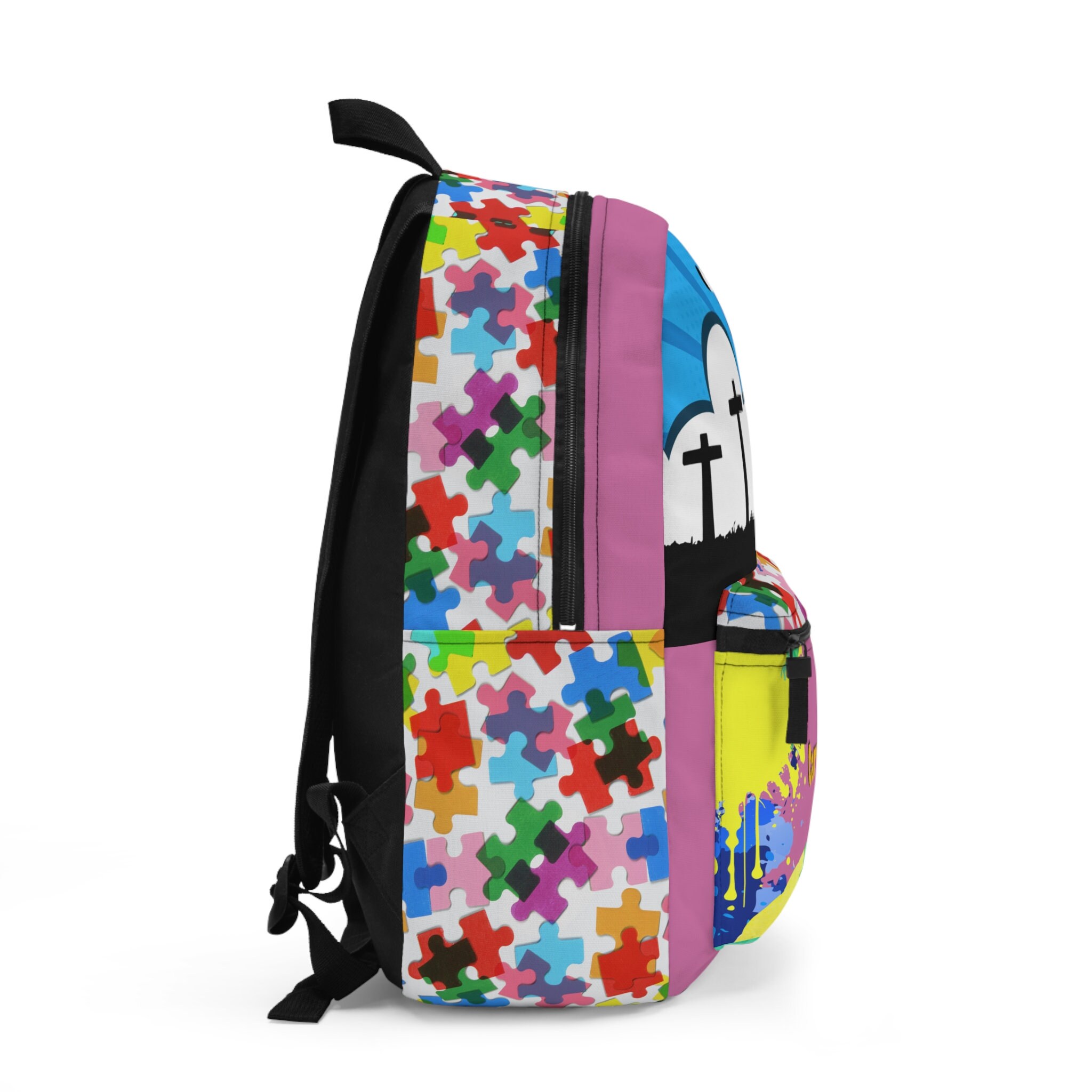 Personalized Girls Jesus Backpack Christian Name Bag Faith Kids ...