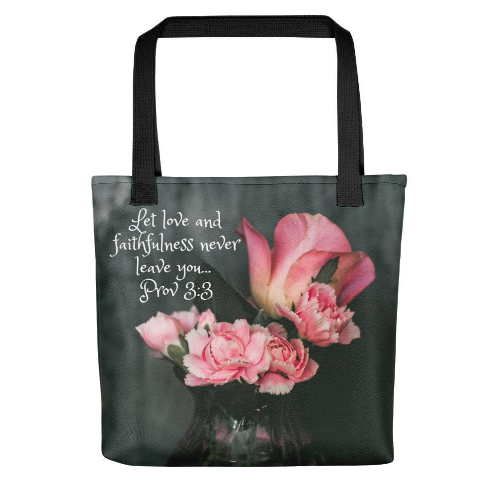 Scripture Tote Bag Bible Verse Tote Bag Religious Tote Etsy