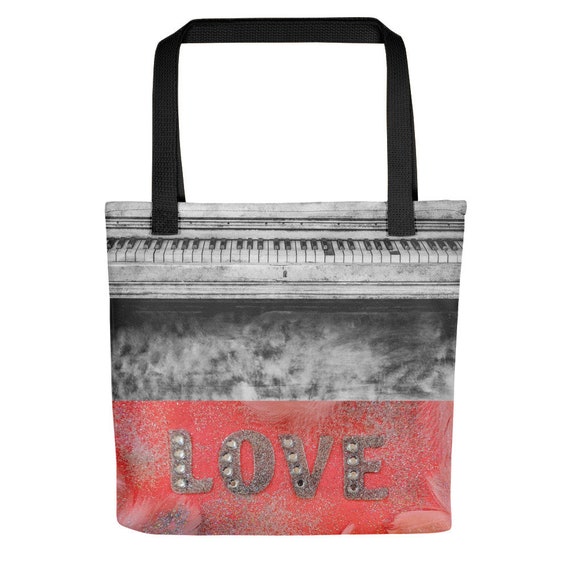 Piano Tote Bag Music Tote Bag Piano Lover Gift Bag Musician 