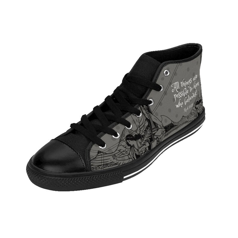 Scripture High-top Sneakers Mens Christian Sneakers Bible - Etsy