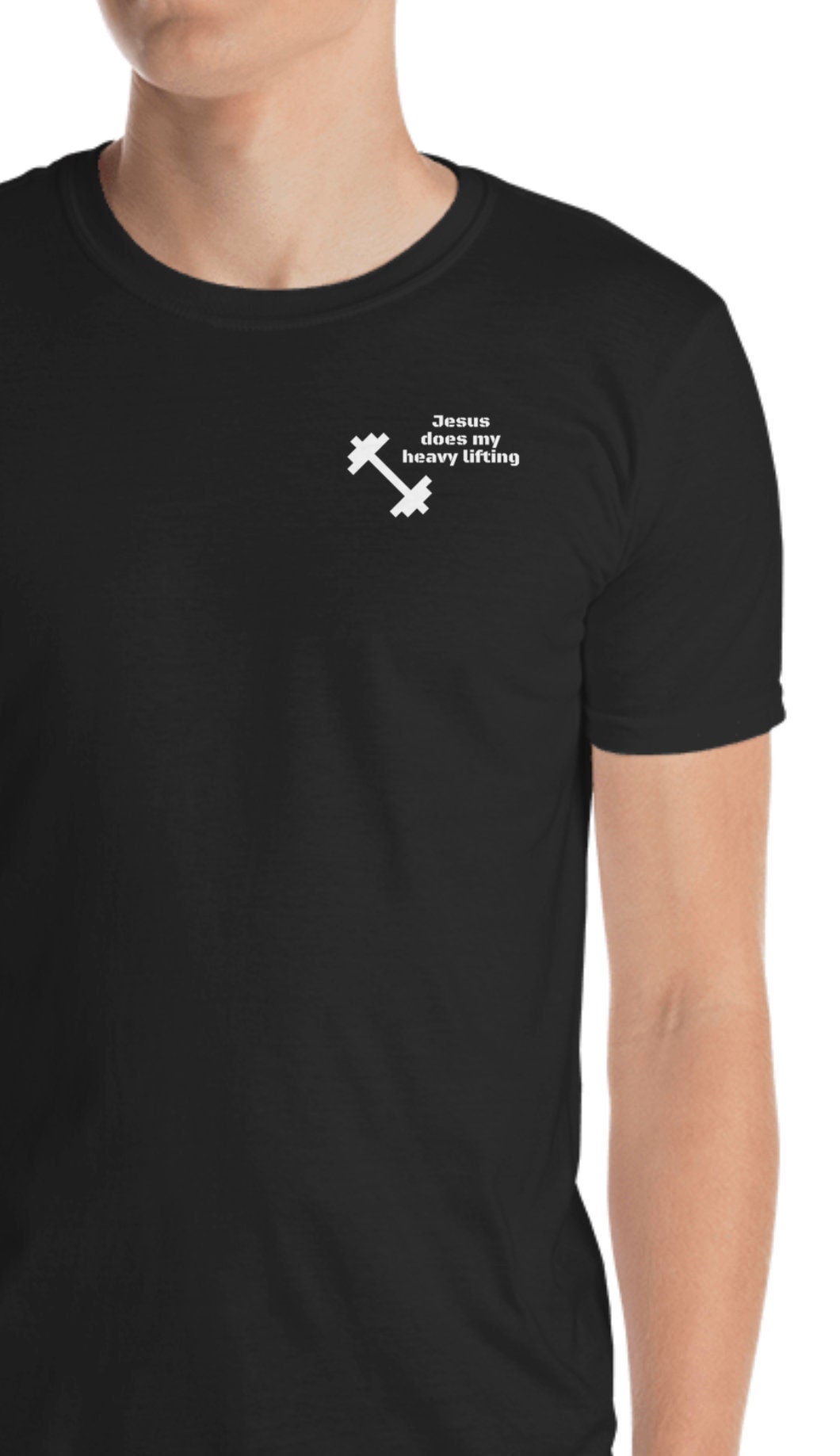 Jesus Heavy Lifting T Shirt Christian 