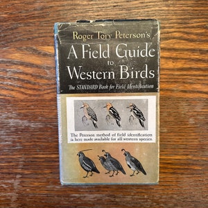 A Field Guide to Western Birds by Roger Tory Peterson 1941 Hardcover GOOD