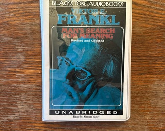 Man's Search for Meaning Viktor E. Frankl 1995 Cassette Philosophy Audiobook VG