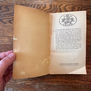 A History of Secret Societies by Arkon Darual 1969 Occult Paperback GOOD image 2
