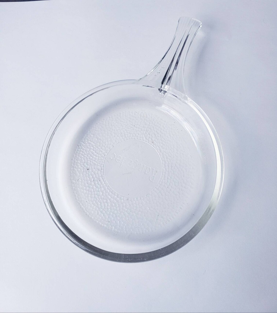 Vintage 1940s RangeTec clear glass skillet fry pan Etsy