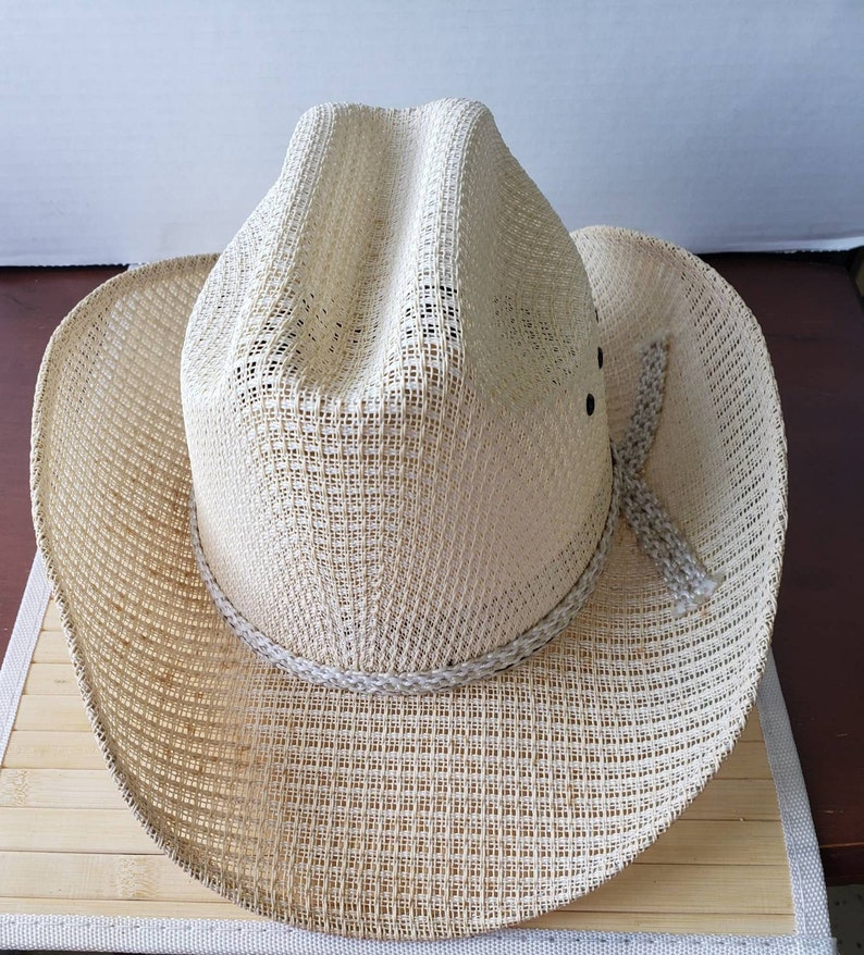 Vintage RARE Summit Hat Co Houston Style Model Straw Hat Brand | Etsy