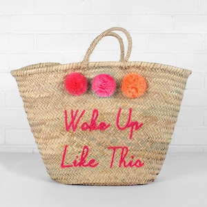 Personalized tote Bags,Personalized bridesmaid beach bag, Customized straw bag for bachelorette party, Bridesmaid gift