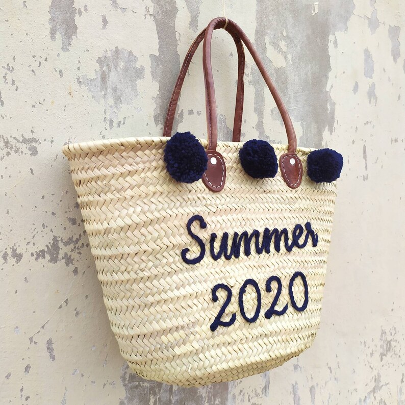 embroidered beach bags