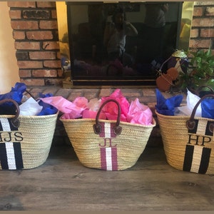 MONOGRAMMED STRAW BAG, Personalized straw Bags, Beach Tote Bags, Straw beach bag Customized beach bag,Bridesmaid Gifts
