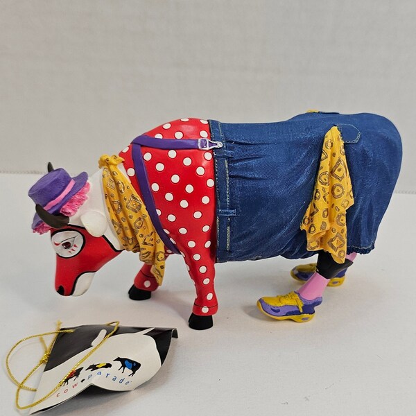 CowParade Bull Fight'n Bossie, 2002, Original Box