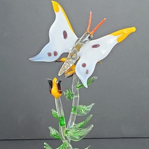 Butterfly on Branch, Glass