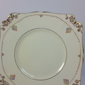 New Chelsea, Square Luncheon Plate, England