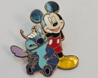 Mickey and Stitch Pin, 2007, no back