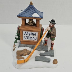 Department 56 Alpenhorn Player, Alpine  Village