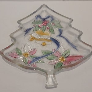 Savoir Vivre, Christmas Tree Glass Candy/Nut Dish, Japan