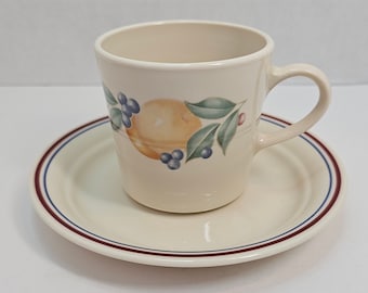 Taza de té y platillo Corelle Abundance