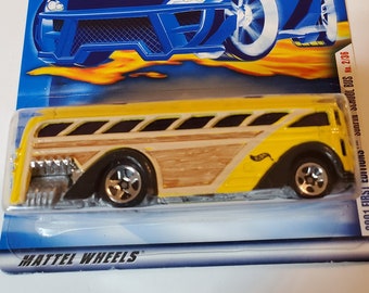 Hot Wheels Surfin' School Bus, #014, 2001, Original Package