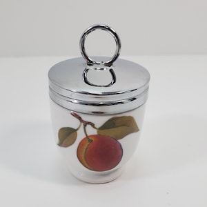Royal Worcester Evesham Regular Size Egg Coddler, England