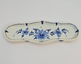 Delft Condiment Tablett, Haarriss, Holland