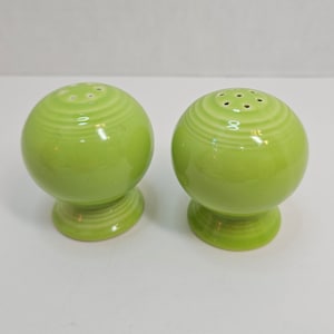 Fiesta Ware Lime Salt and Pepper Shakers