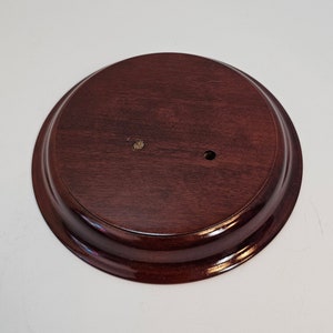 Round Wood Display Stand