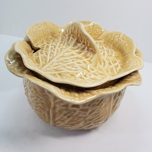 Cabbage Covered Serving Dish, Portugal
