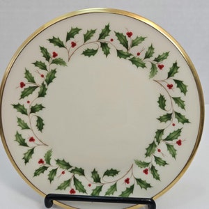 Assiette à pain des Fêtes Lenox, États-Unis