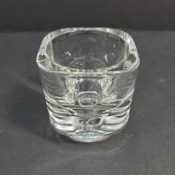 Glass Taper Candle Holder, Italy