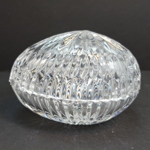 Crystal Lidded Egg Trinket Box