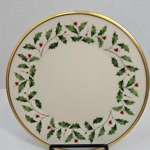 Assiette à salade des Fêtes Lenox, États-Unis