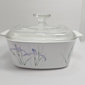 Corelle Shadow Iris 1.5 LT Casserole with Lid