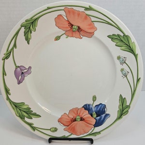 Villeroy and Boch Amapola Dinner Plate, Germany, wear