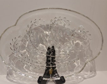 Homestead by Federal Glass Snack Plate, Plate ONLY