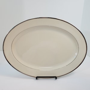 Lenox Montclair Oval Platter 13 3/4&quot;, USA, Wear to Trim