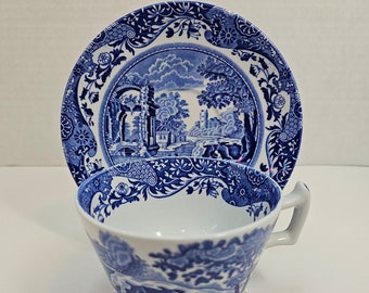 Spode Blue Italian 200th Anniversary Entertainment Set W38cm