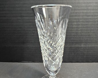 Waterford Ashbourne 7" Footed Vase, chip, Ireland