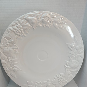 Antica Fornace Fruit Motif Large Round Platter, Italy