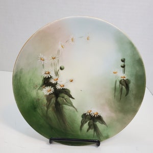 PL Limoges Plate, France, Handpainted and Signed