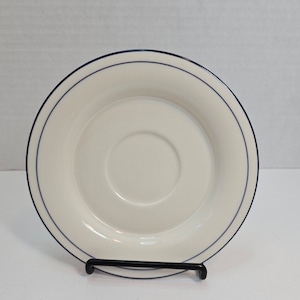 Lenox Poppies on Blue Saucer, Used