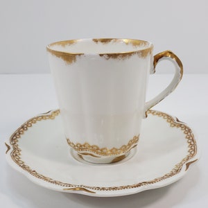 Theodore Haviland para J. Beilenson Cup and Saucer, Limoges Francia