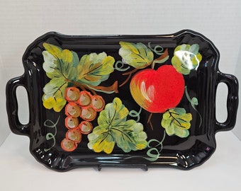Tuscan Fruit by Artimino Tray with Handles, Italy