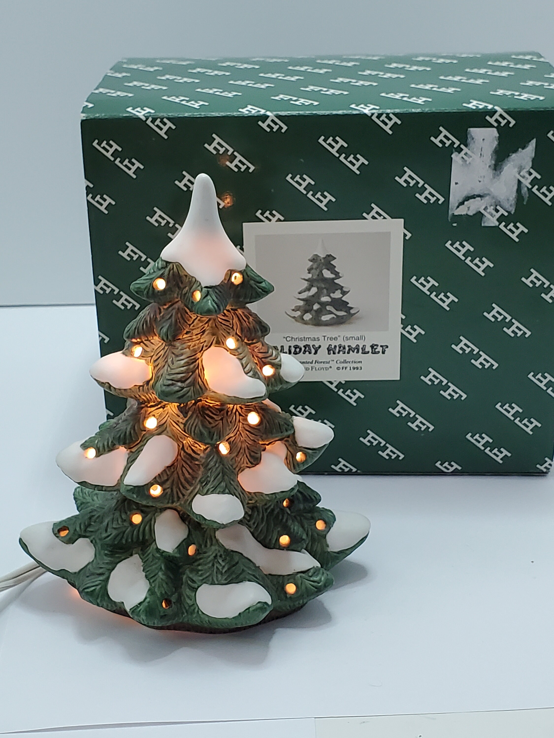Fitz and Floyd Christmas Tree Small 6 1/2 Holiday Etsy