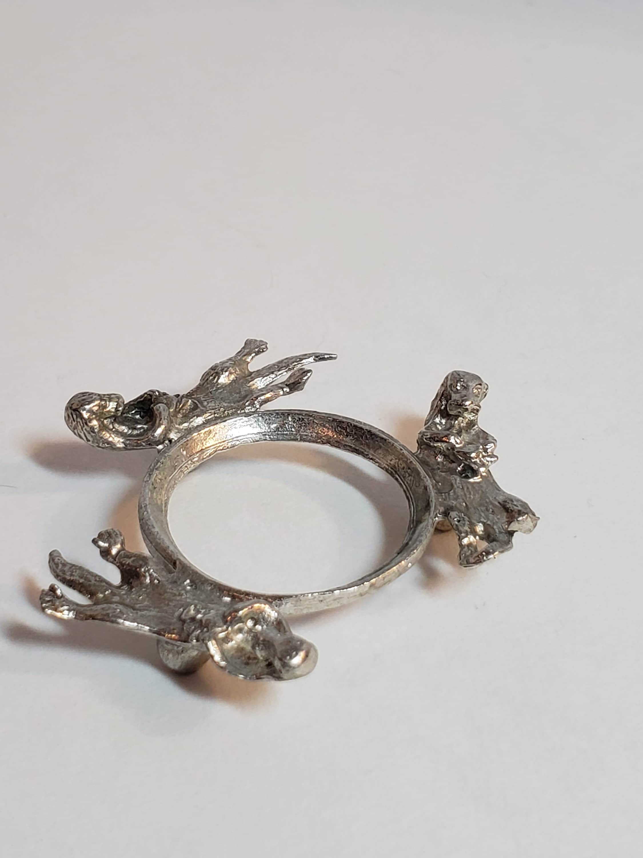 Putter Rings For Display Pewter Otter Display Ring - Etsy