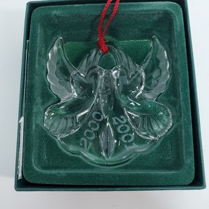 Waterford Marquis Millennium Doves of Peace Ornament