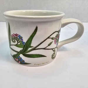 Portmeirion Botanic Garden Vergissmeinnicht Flachtrommel Becher, England
