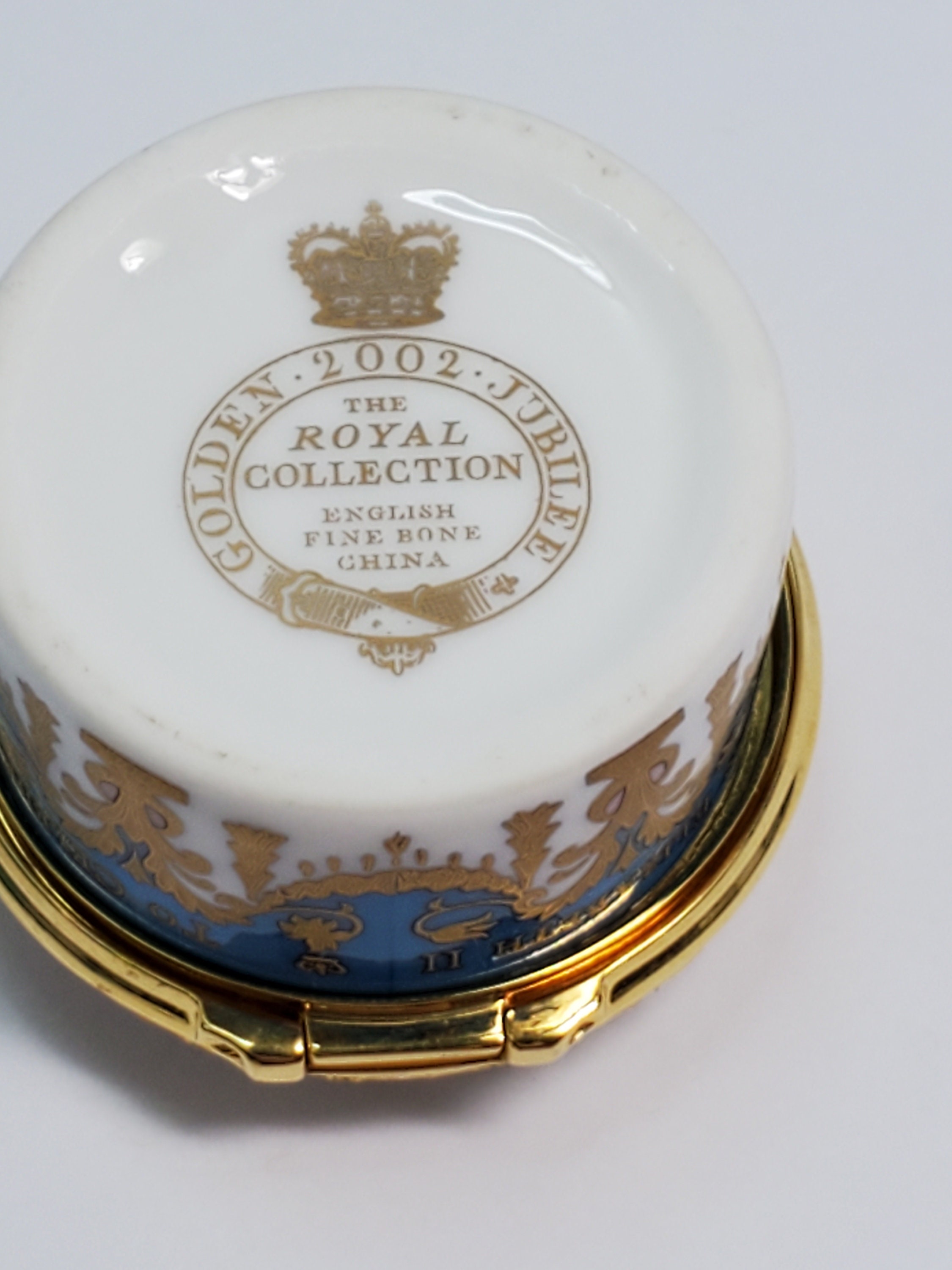 The Royal Collection Golden Jubilee Trinket Box 2002 | Etsy