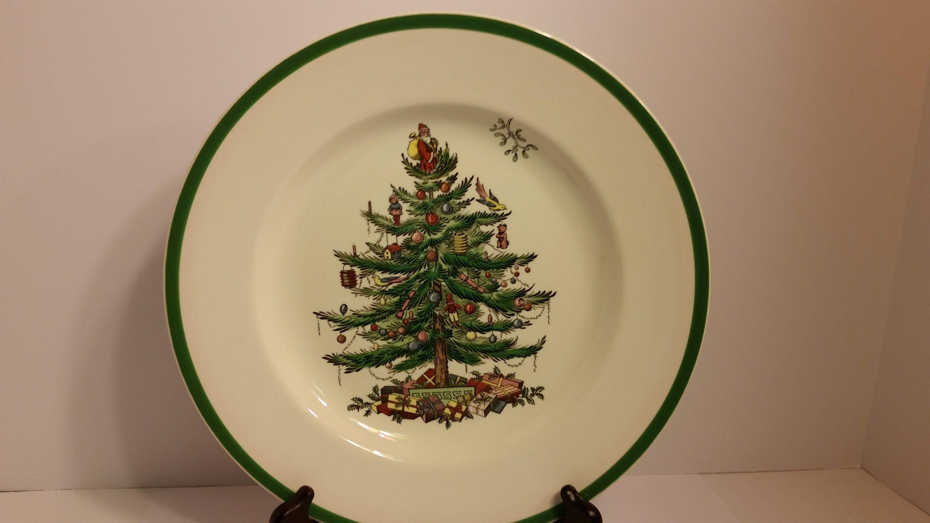 Spode Christmas Tree Dinner Plate Made in England Etsy