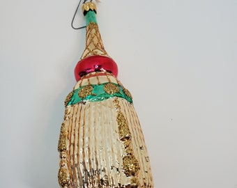 Mouth Blown Christmas Ornament, Poland, Some Wear